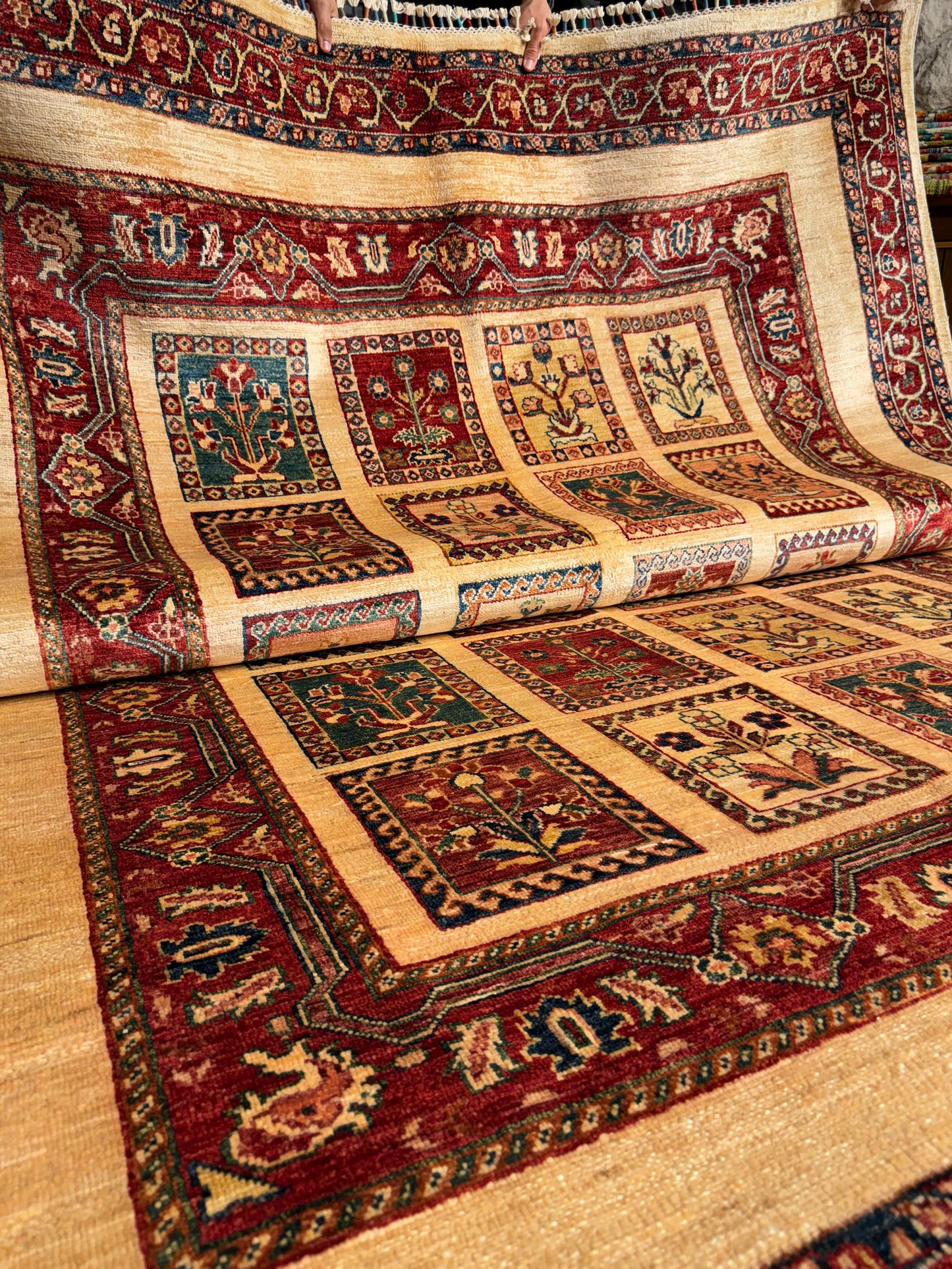 AFGHANISCHER BAHTİYARİ TEPPICH (Handgefertigtes Einzelstück)