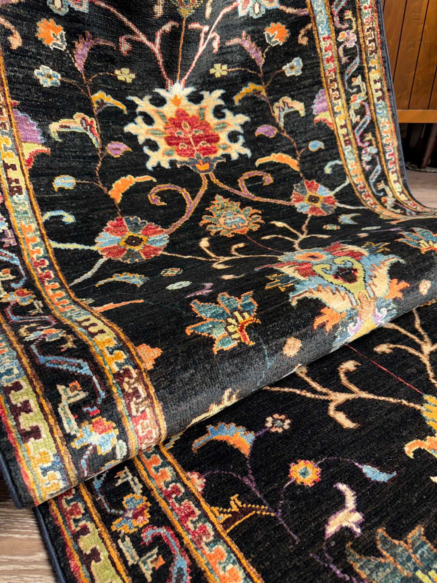 AFGHANISCHER SUZANİ TEPPICHLÄUFER (Handgefertigtes Einzelstück)