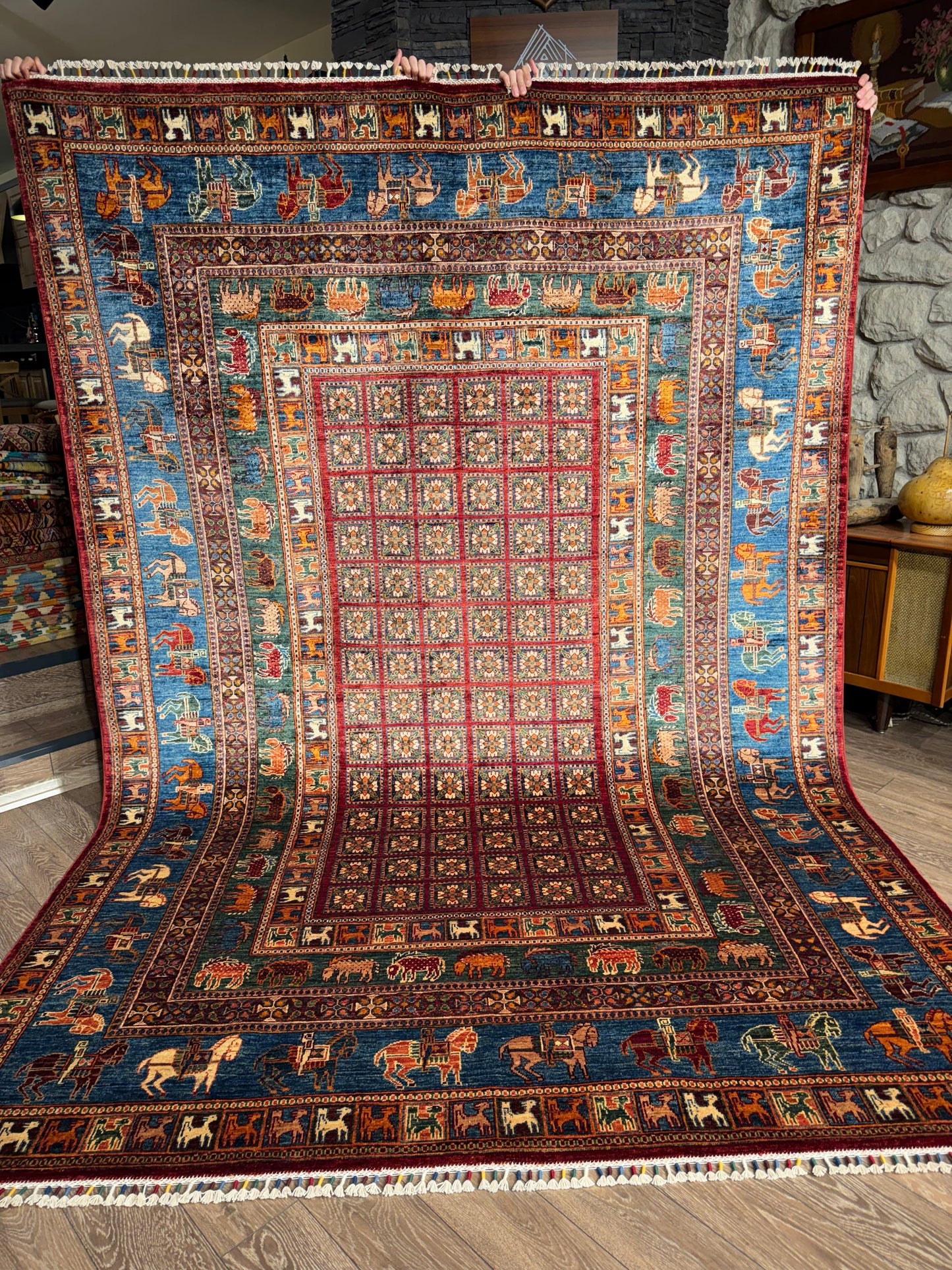 AFGHANISCHER PAZIRIK Teppich (Handgefertigtes Einzelstück)