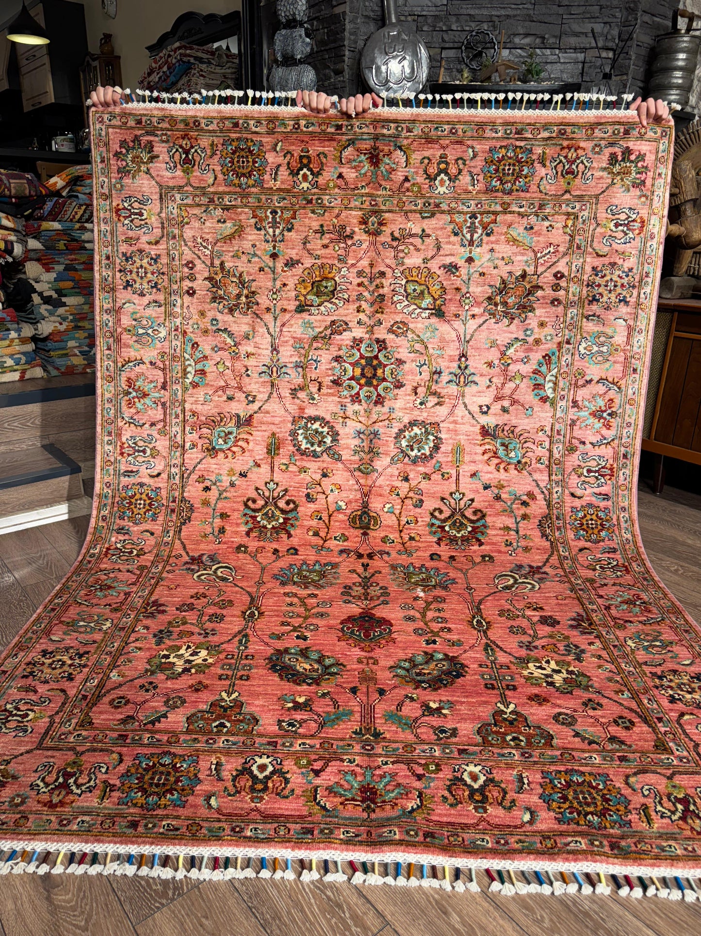 AFGHANISCHER KIRMIZI Teppich (Handgefertigtes Einzelstück)