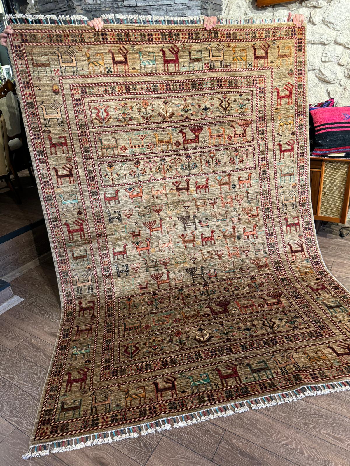 AFGHANISCHER HERRATI TEPPICH (Handgefertigtes Einzelstück)