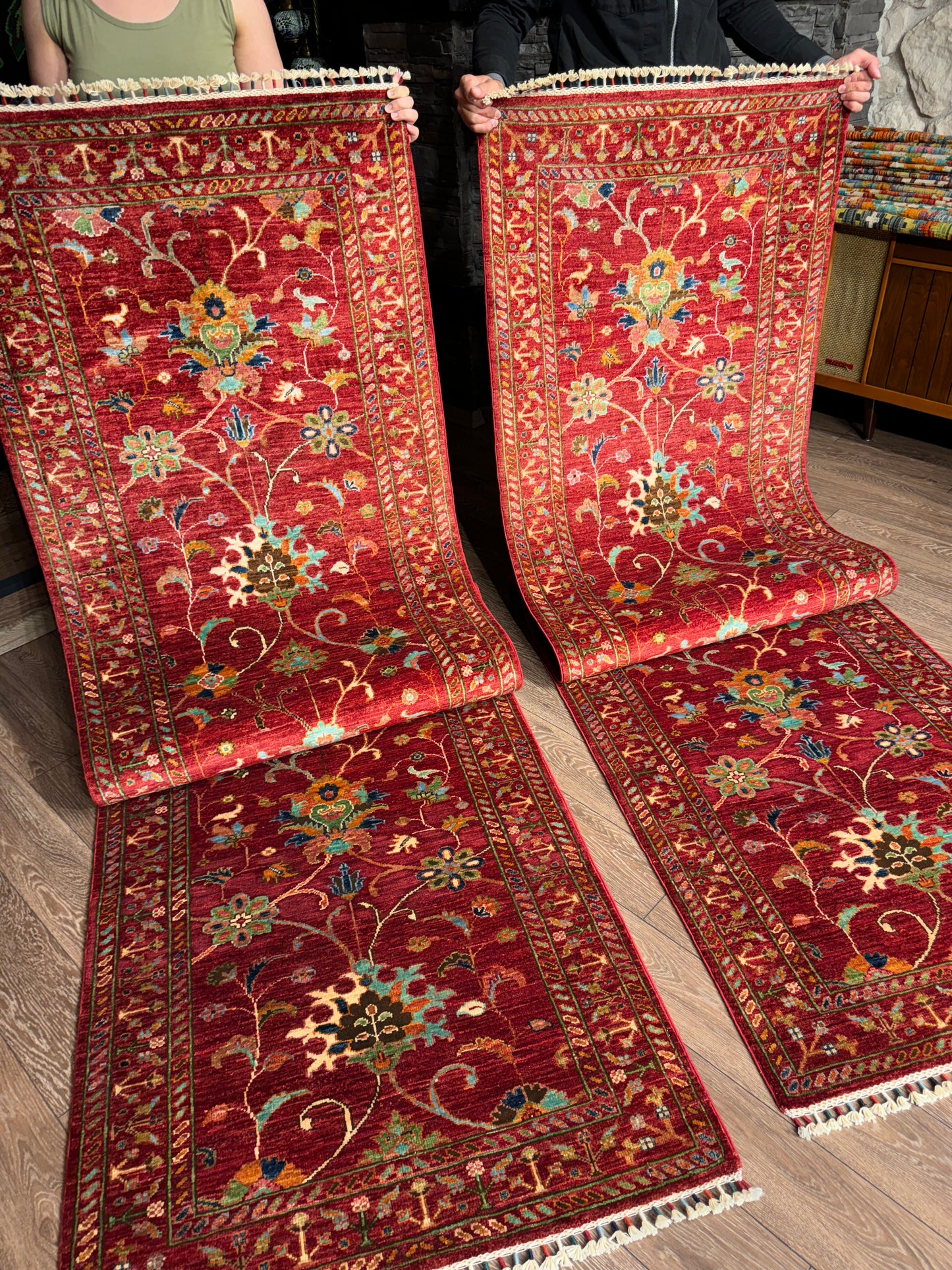 AFGHANISCHER SULTANI TEPPICHLÄUFER (Handgefertigt)