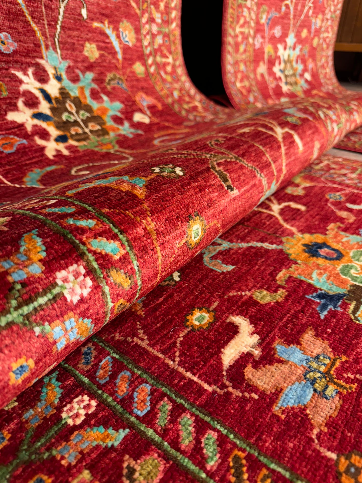 AFGHANISCHER SULTANI TEPPICHLÄUFER (Handgefertigt)