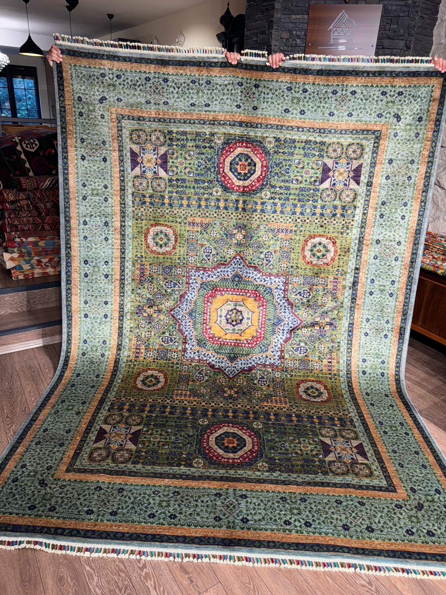 AFGHANISCHER HARIKI TEPPICH (Handgefertigtes Einzelstück)