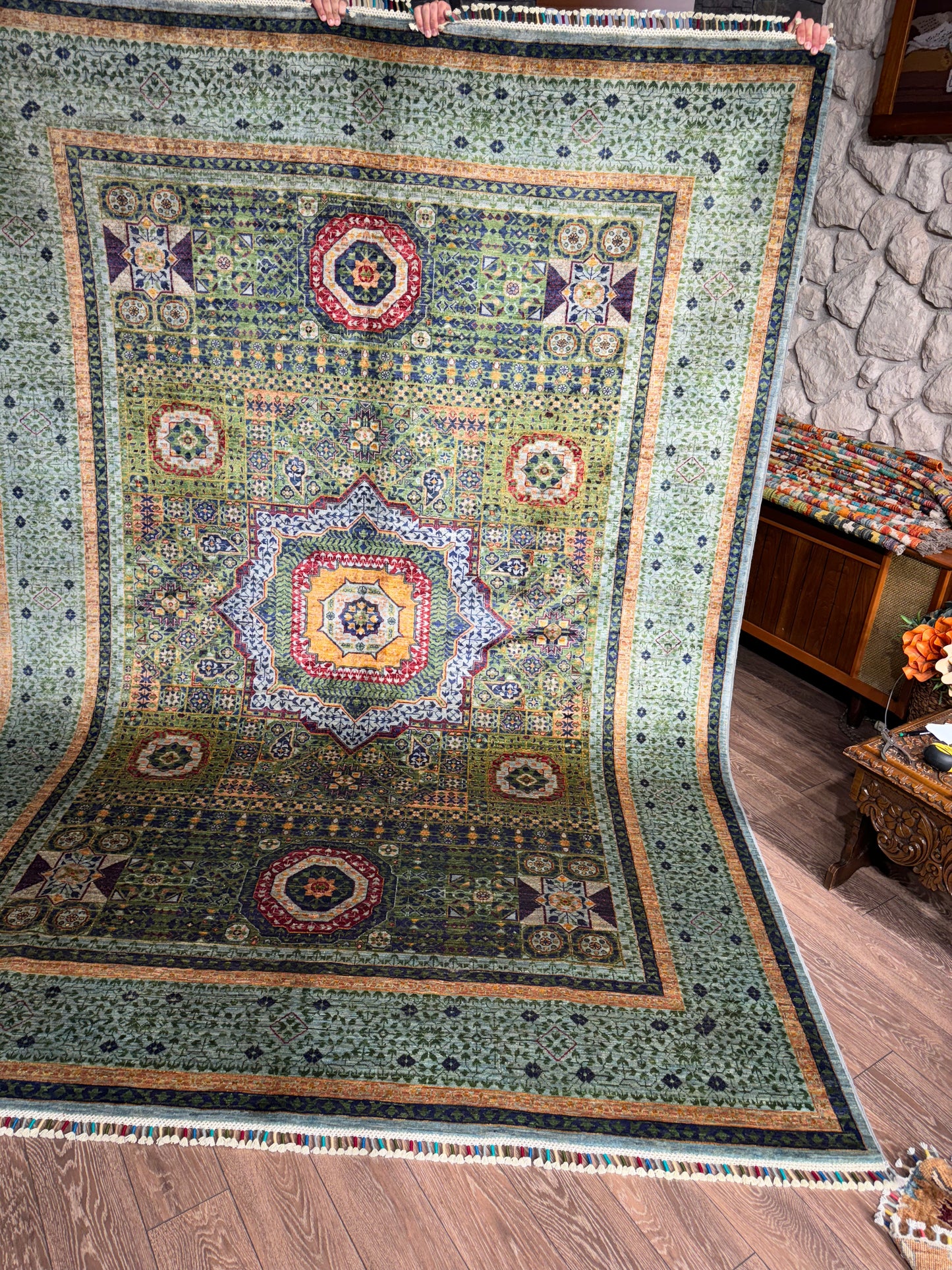 AFGHANISCHER HARIKI TEPPICH (Handgefertigtes Einzelstück)