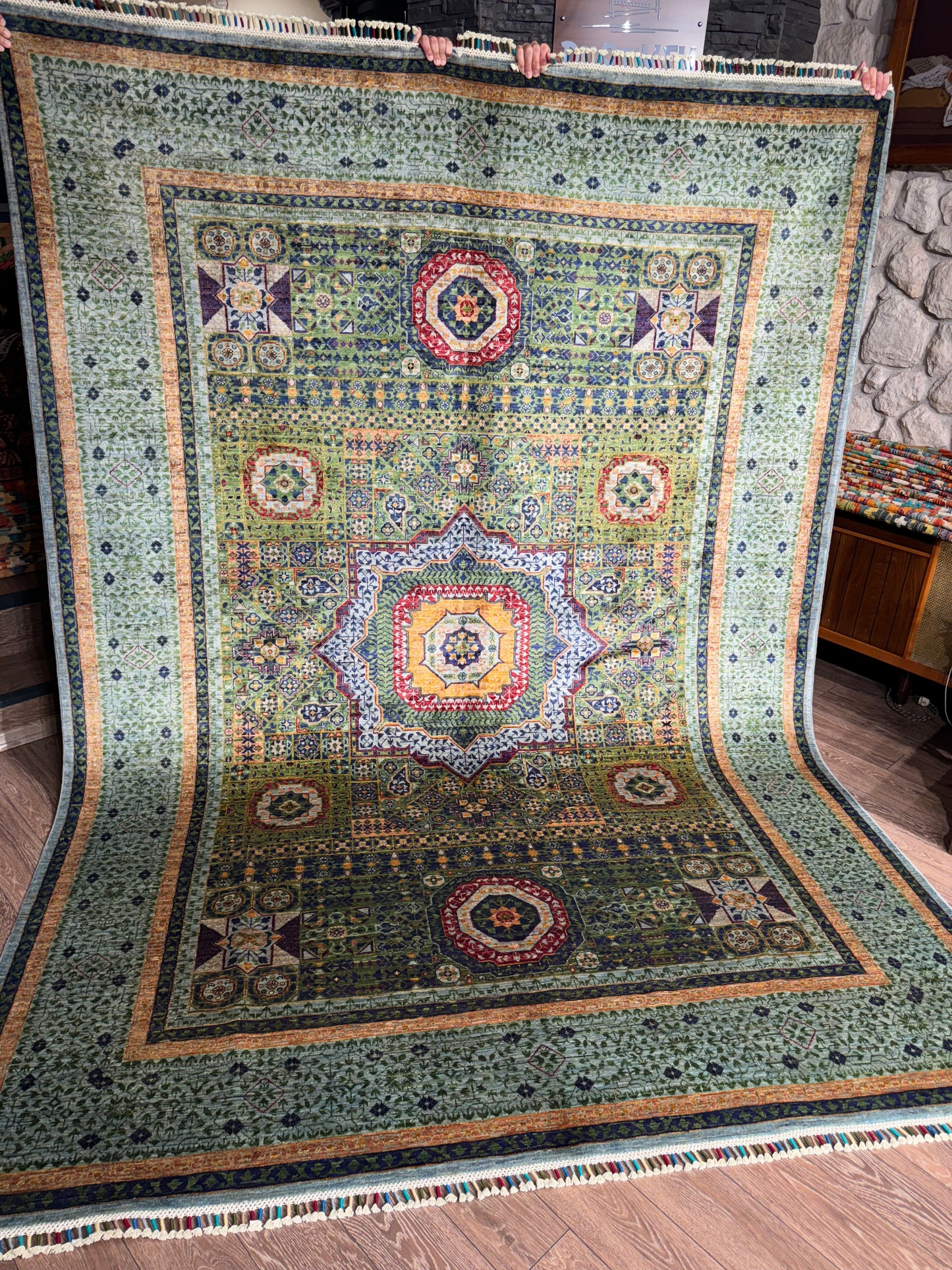 AFGHANISCHER HARIKI TEPPICH (Handgefertigtes Einzelstück)