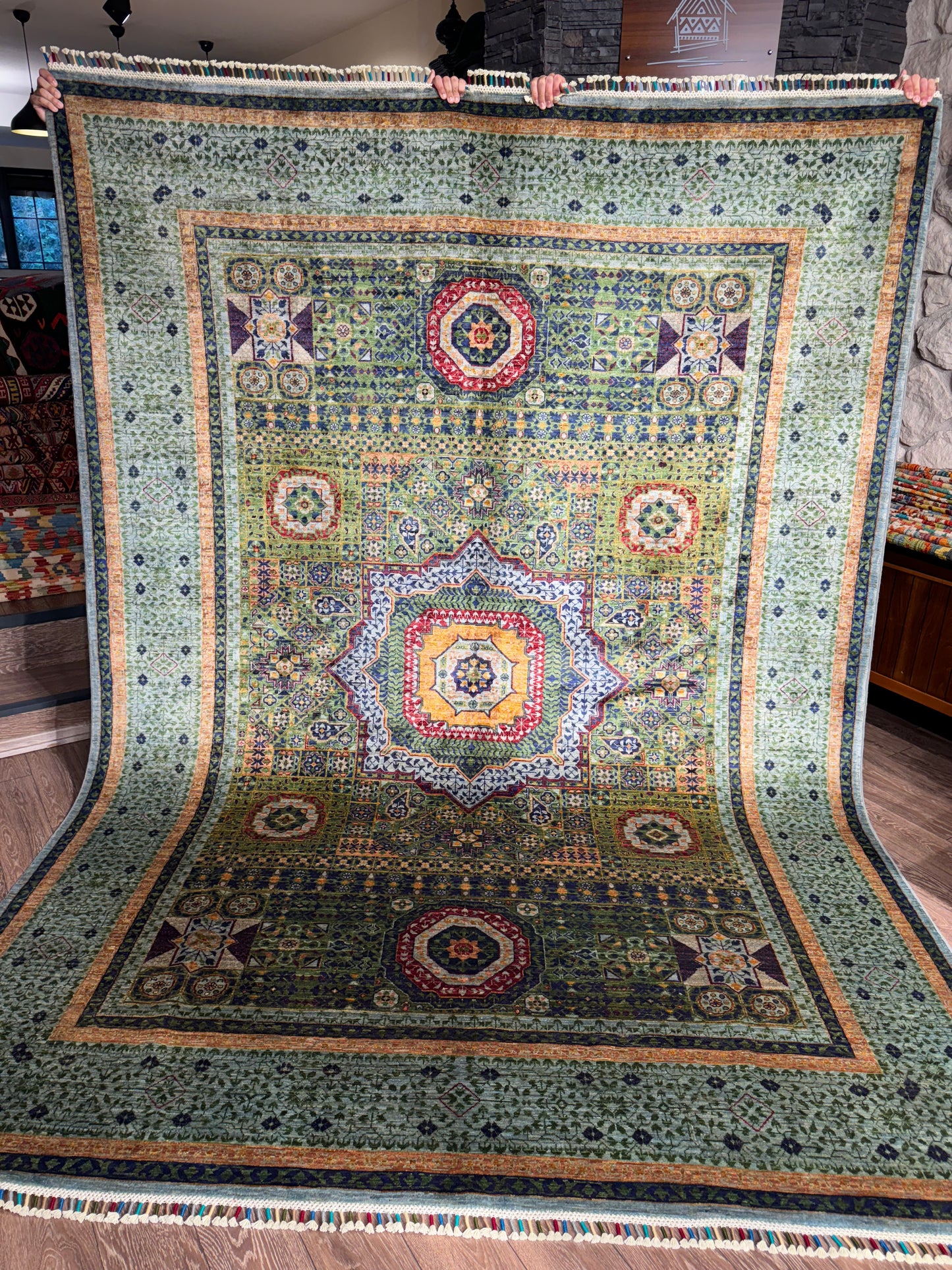 AFGHANISCHER HARIKI TEPPICH (Handgefertigtes Einzelstück)