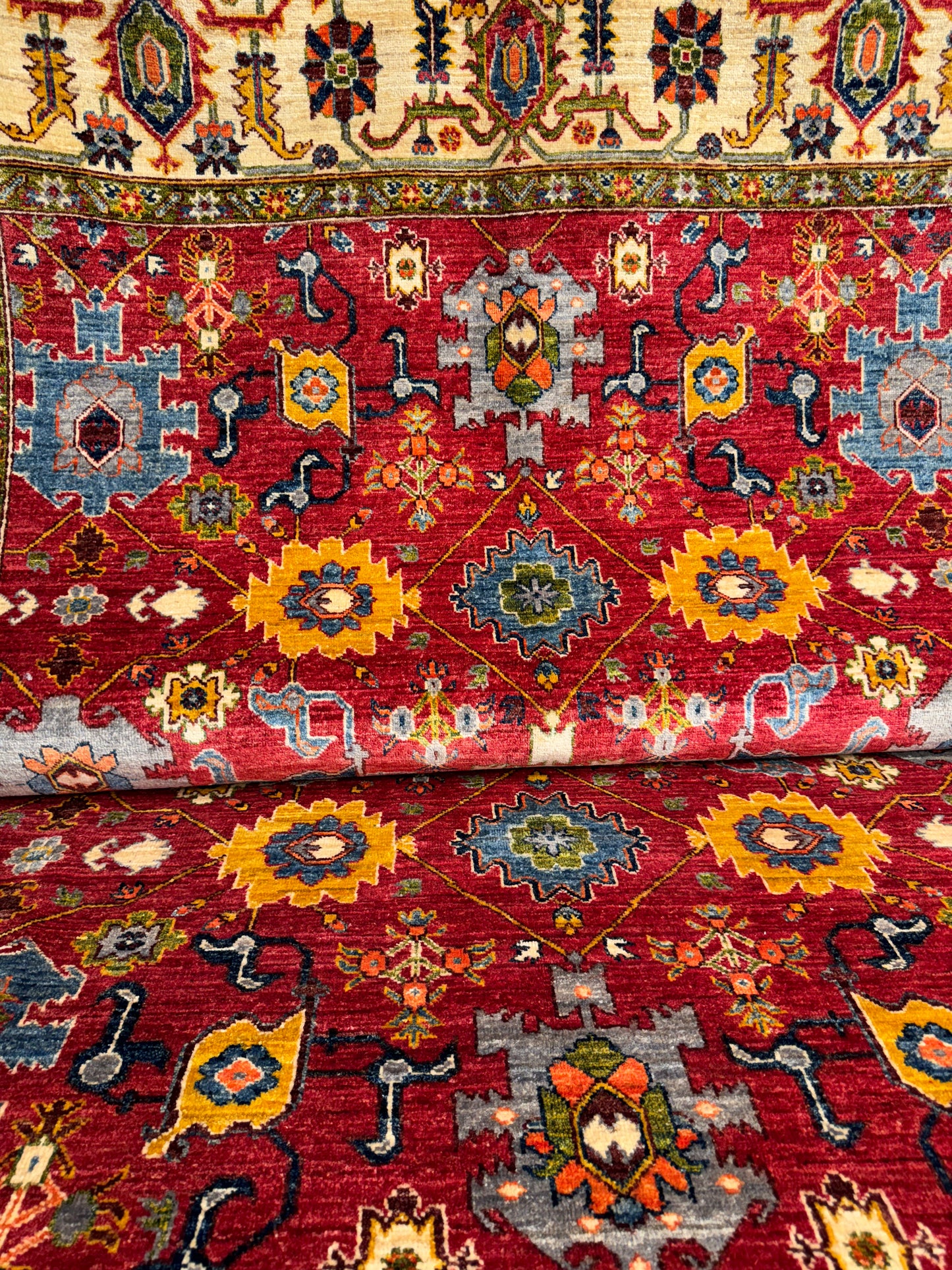 AFGHANISCHER MEMLÜK TEPPICH  (Handgefertigtes Einzelstück)