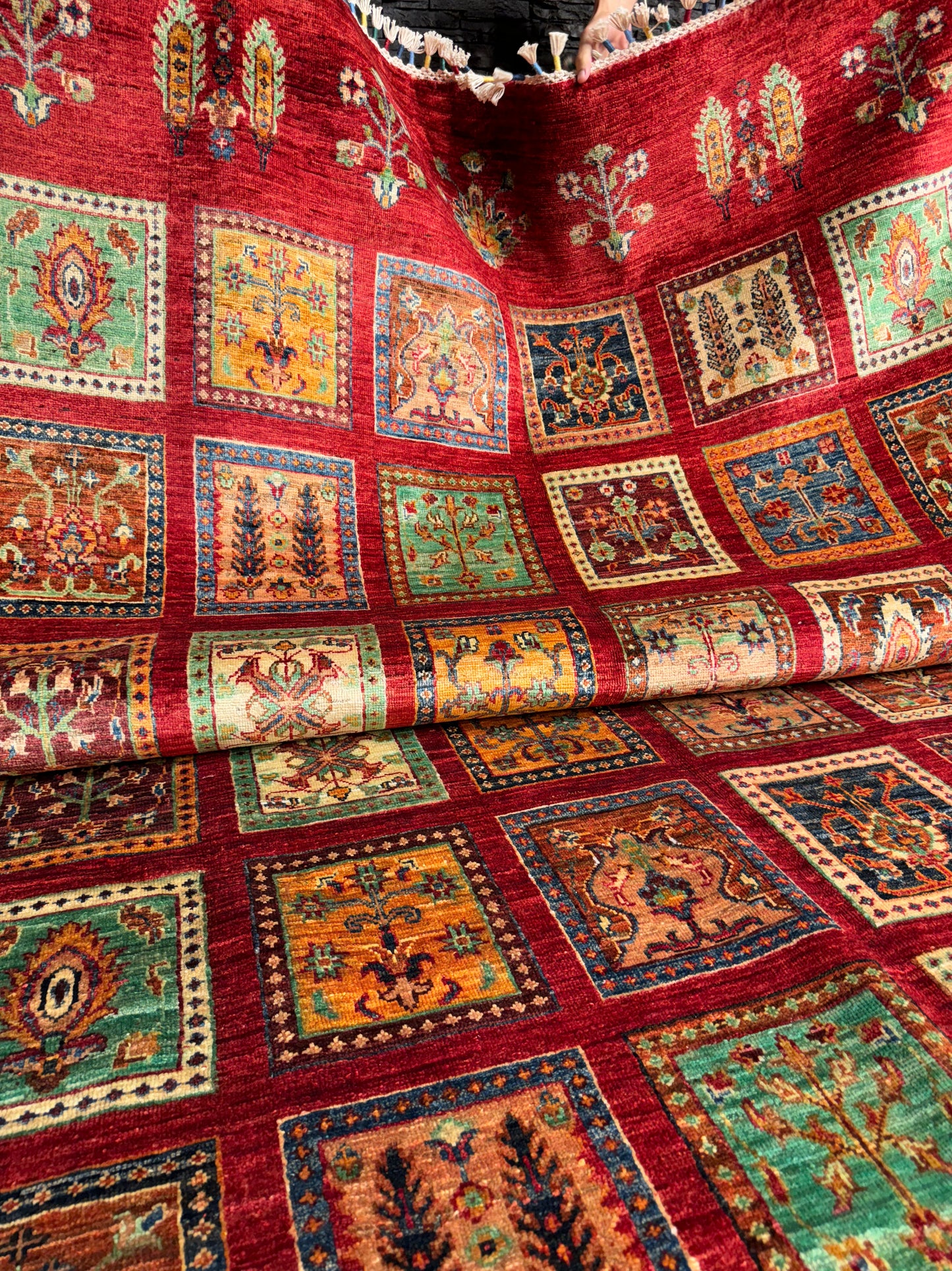 AFGHANISCHER MEHTAR TEPPICH (Handgefertigtes Einzelstück)