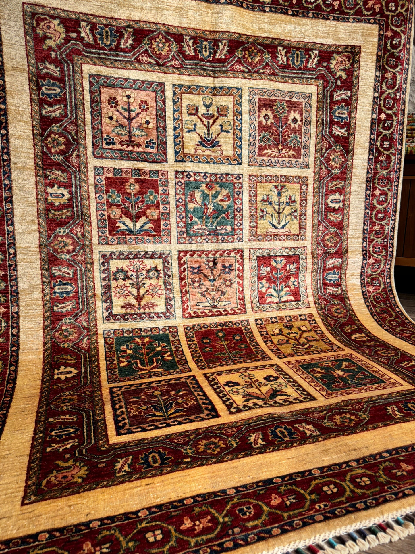 AFGHANISCHER BAHTİYARİ TEPPICH (Handgefertigt)