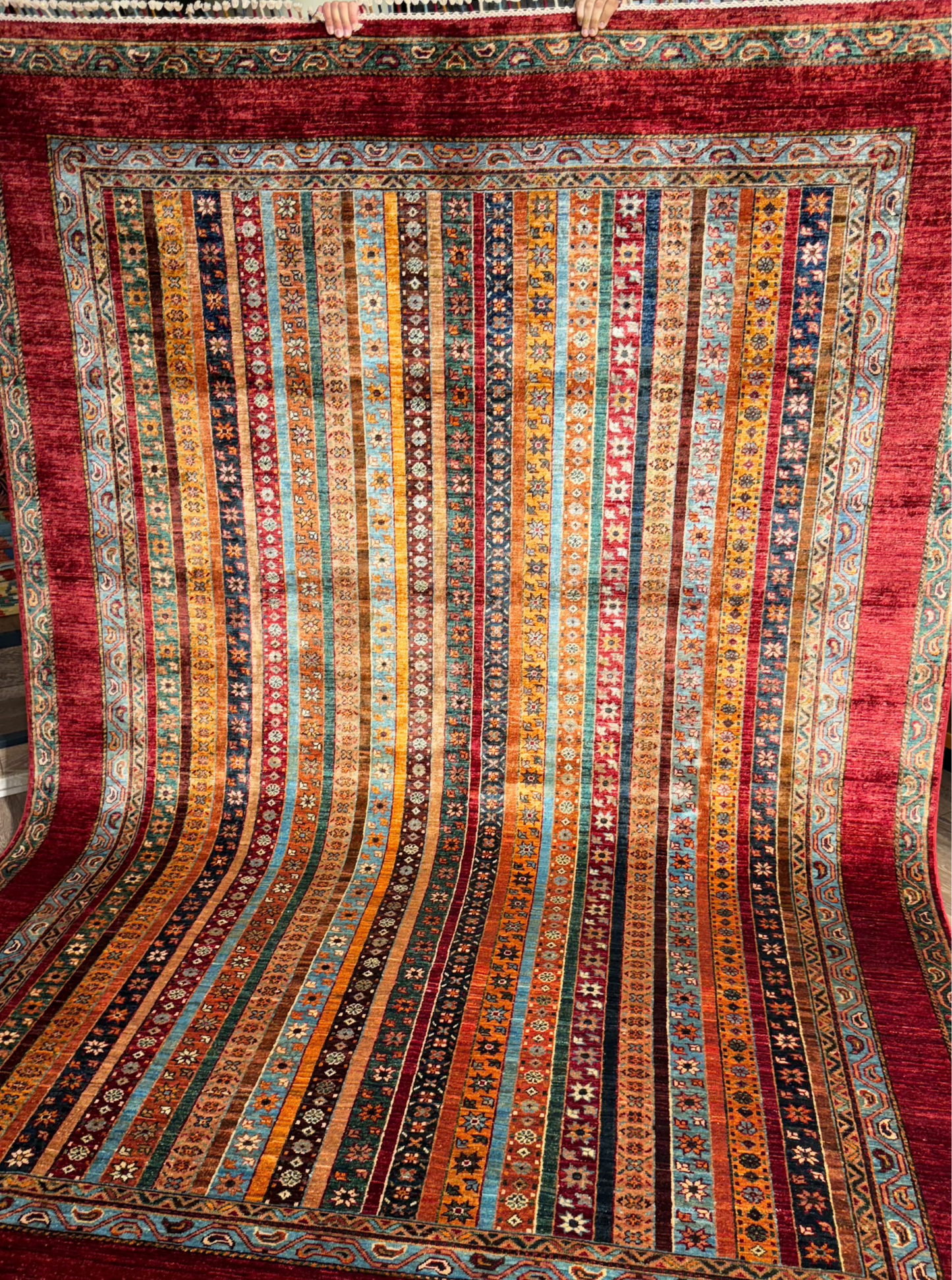 AFGHANISCHER ŞAL TEPPICH (Handgefertigt)