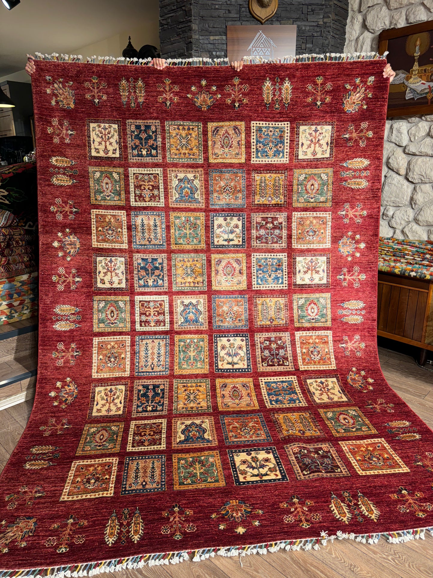 AFGHANISCHER BAHTİYARİ TEPPICH (Handgefertigtes Einzelstück)