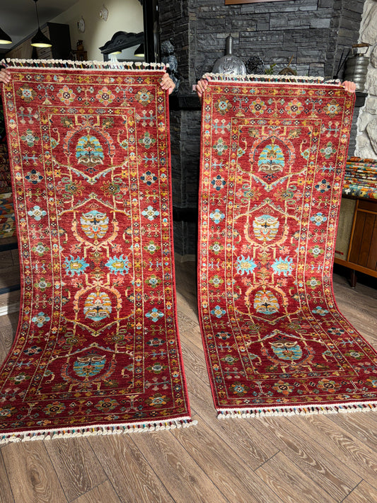 AFGHANISCHER MONZORI TEPPICHLÄUFER