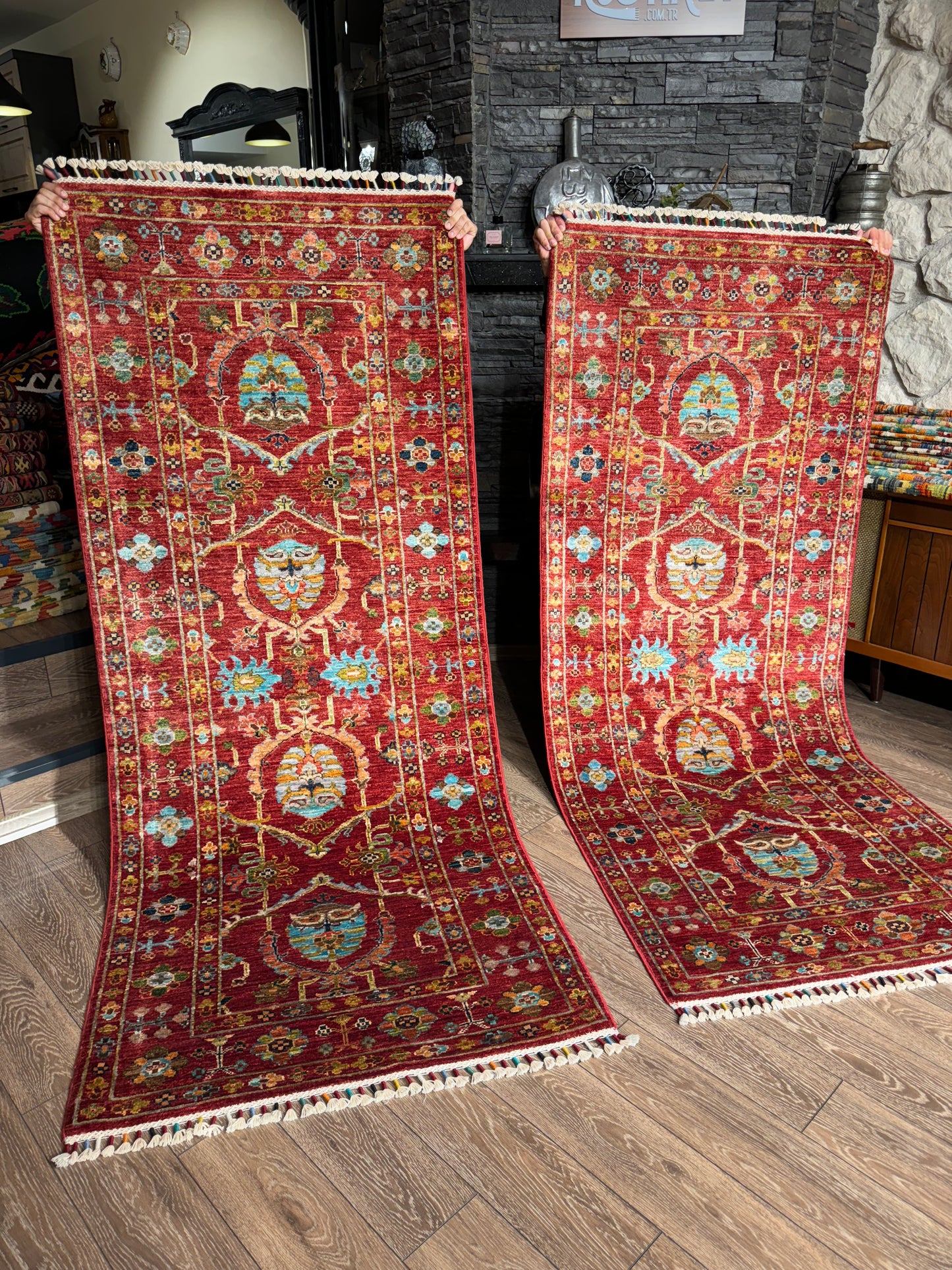 AFGHANISCHER MONZORI TEPPICHLÄUFER