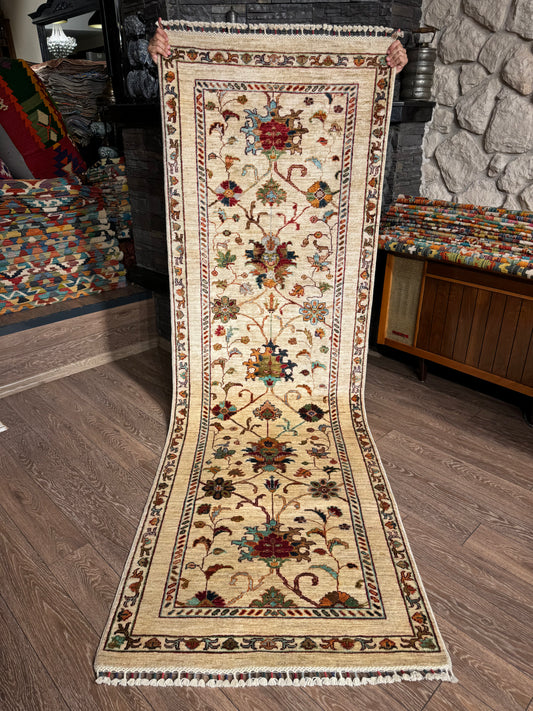 AFGHANISCHER SULTAN BEY TEPPICH LÄUFER (Handgefertigtes Einzelstück)