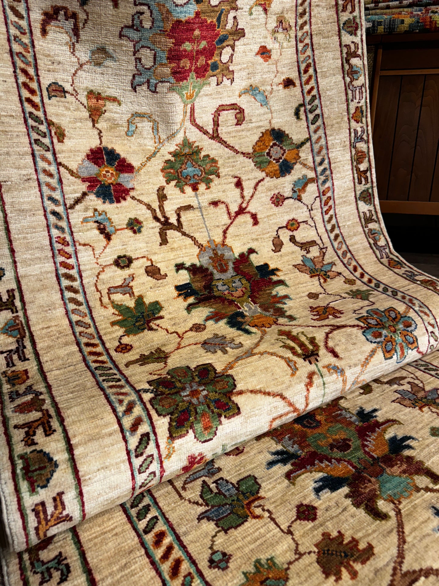 AFGHANISCHER SULTAN BEY TEPPICH LÄUFER (Handgefertigtes Einzelstück)