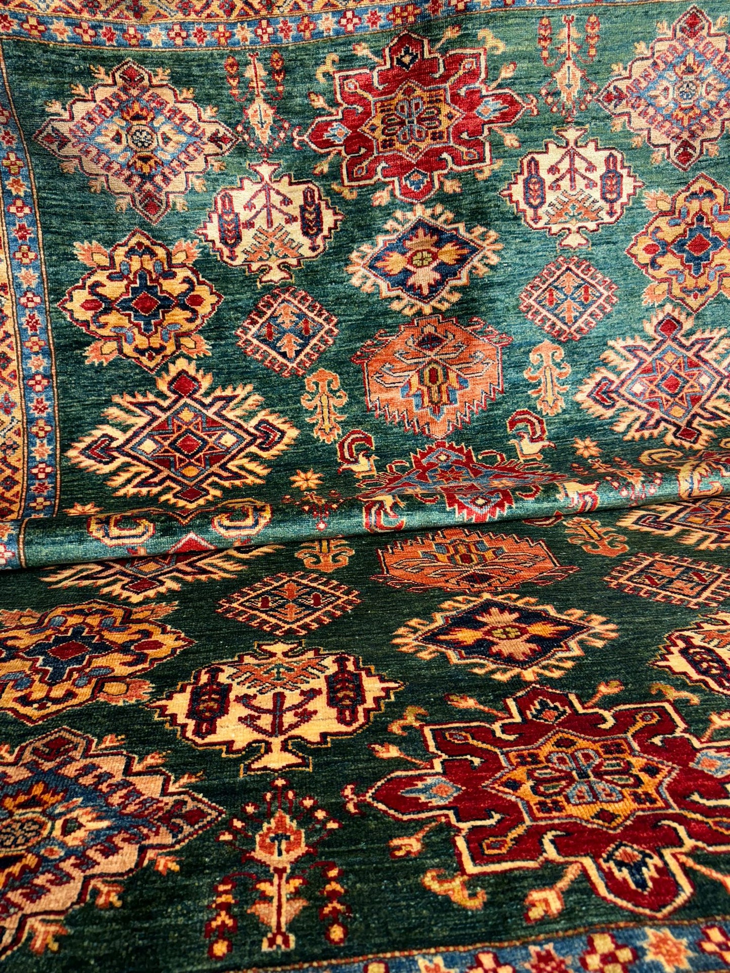 AFGHANISCHER ŞİRVANİ TEPPICH (Handgefertigt)