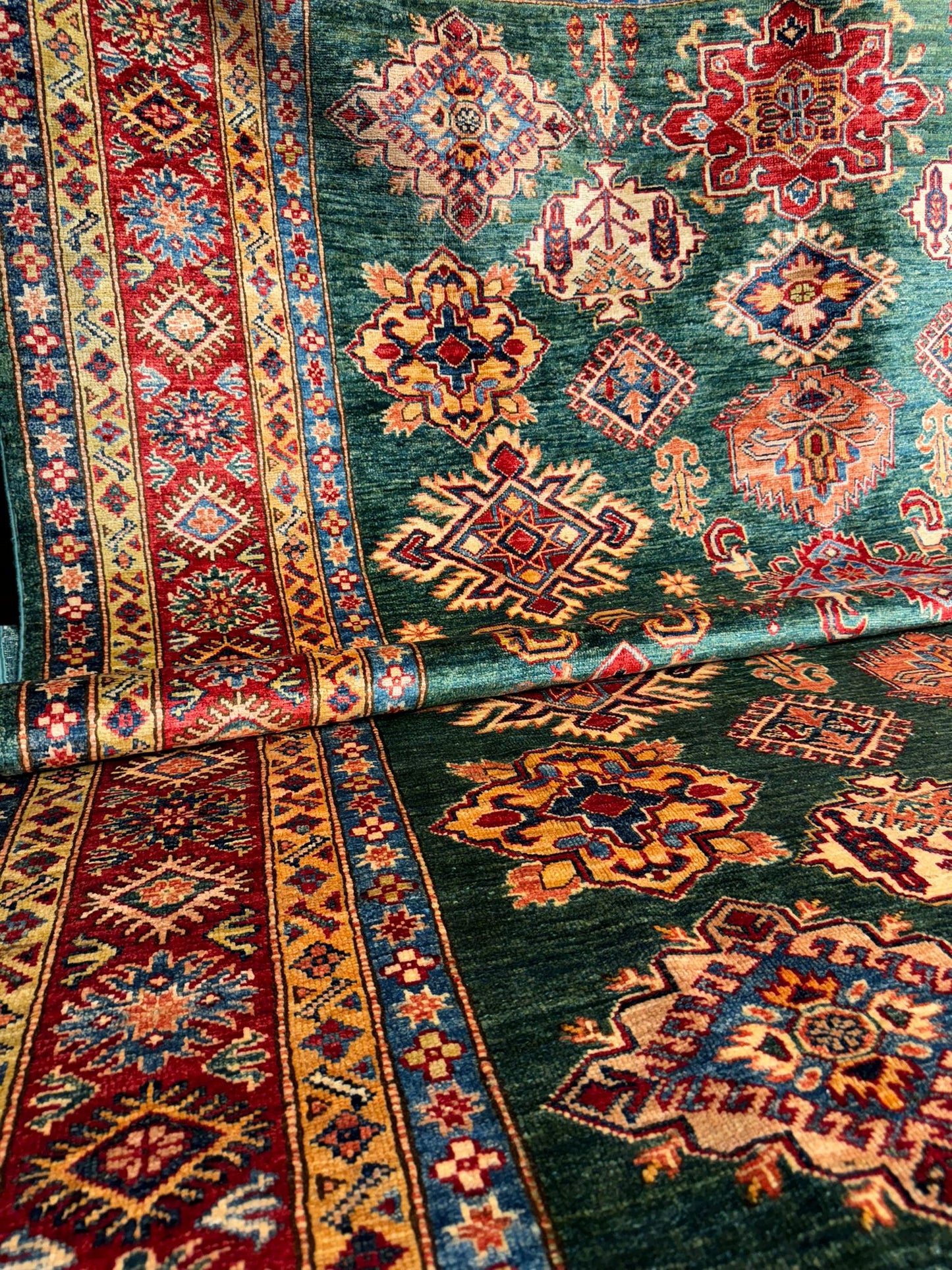 AFGHANISCHER ŞİRVANİ TEPPICH (Handgefertigt)