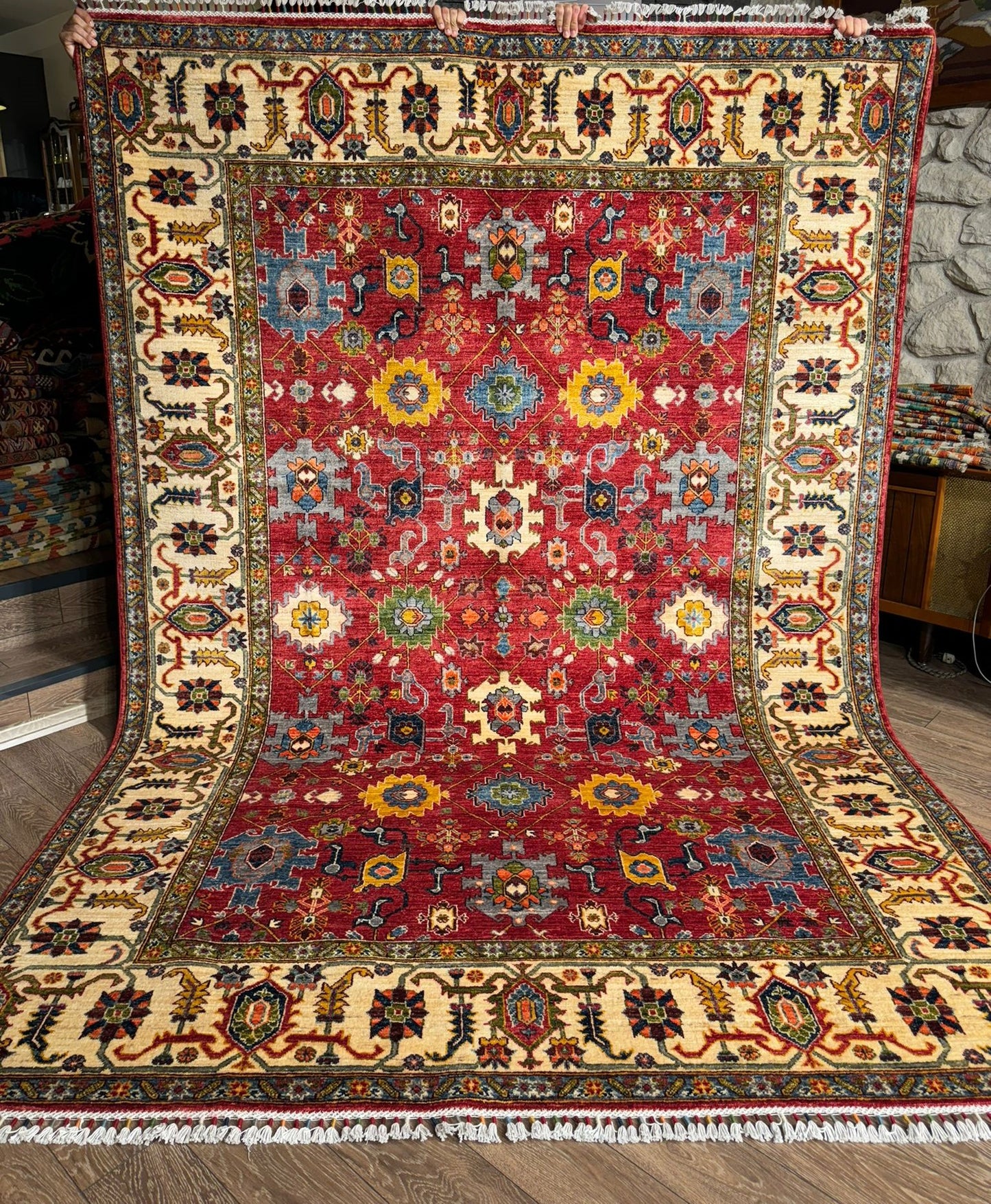 AFGHANISCHER MEMLÜKI TEPPICH (Handgefertigtes Einzelstück)