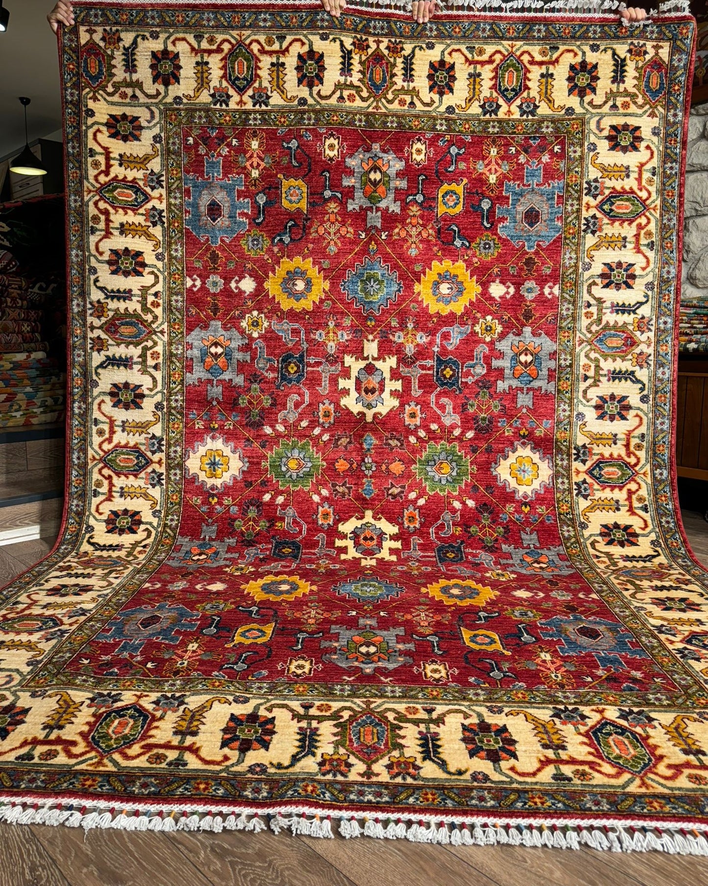 AFGHANISCHER MEMLÜKI TEPPICH (Handgefertigtes Einzelstück)