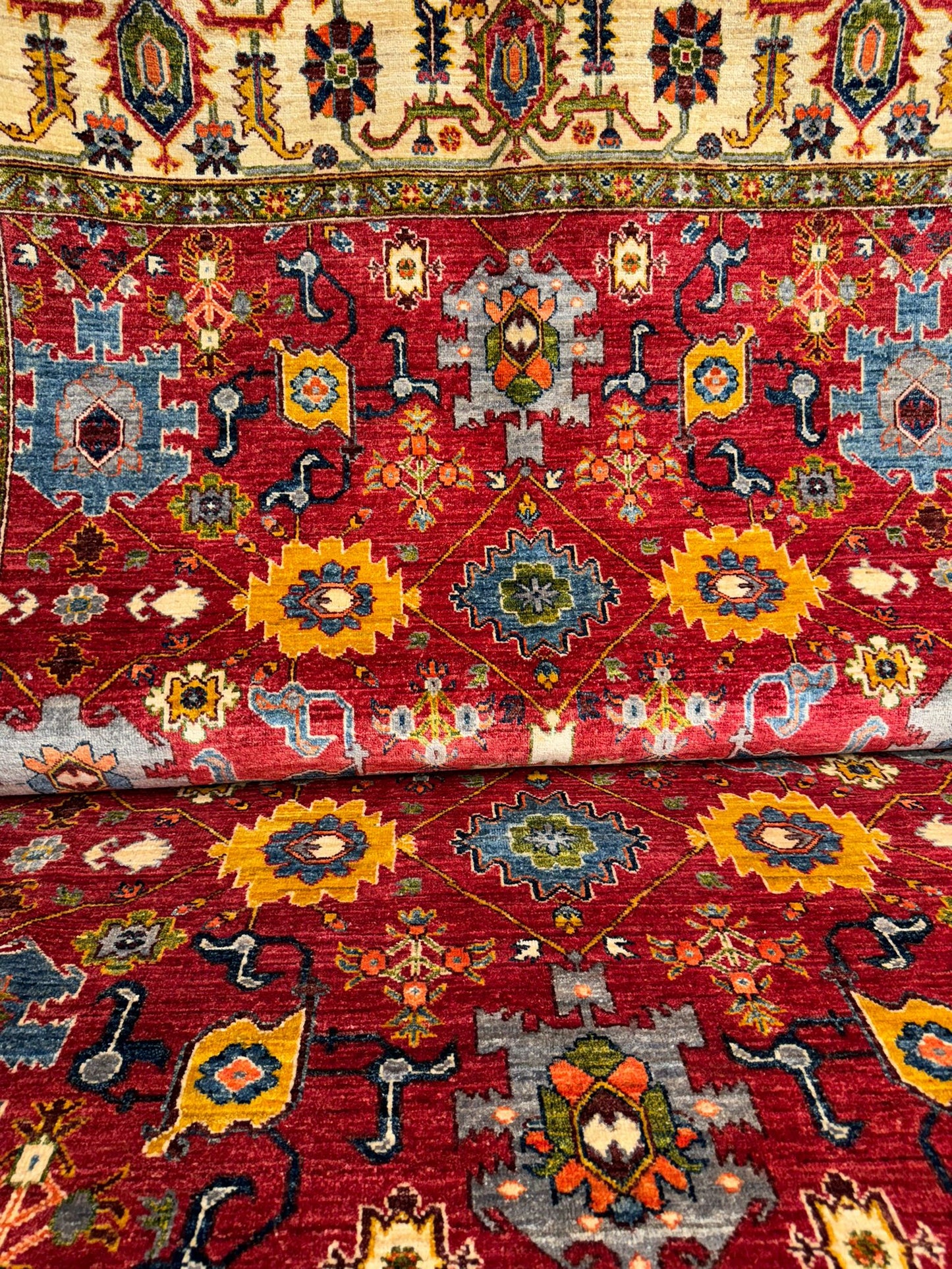 AFGHANISCHER MEMLÜKI TEPPICH (Handgefertigtes Einzelstück)