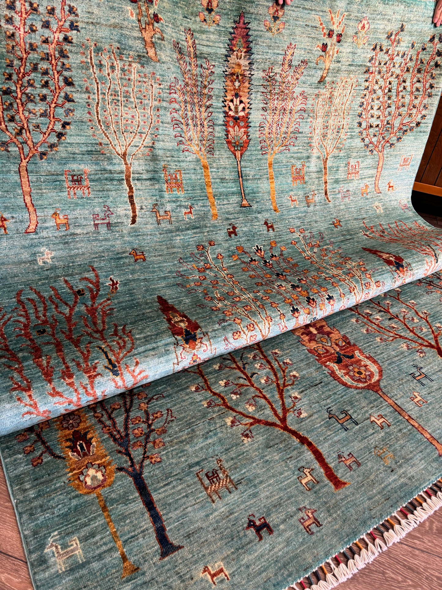 AFGHANISCHER HAYATI AGAZII GROSSER TEPPICH (Handgefertigtes Einzelstück)