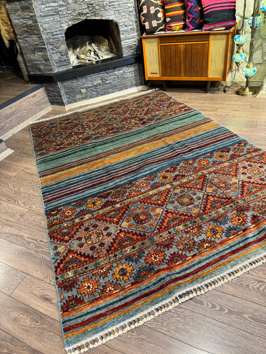 AFGHANISCHER BERKER TEPPICH (Handgefertigtes Einzelstück)