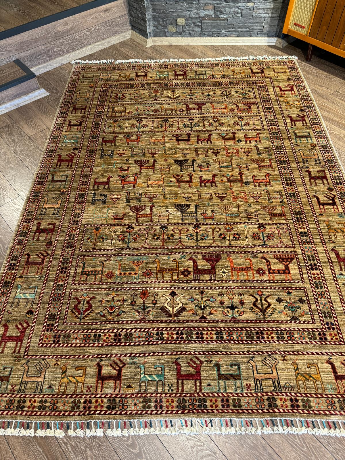 AFGHANISCHER HERRATI TEPPICH  (Handgefertigtes Einzelstück)