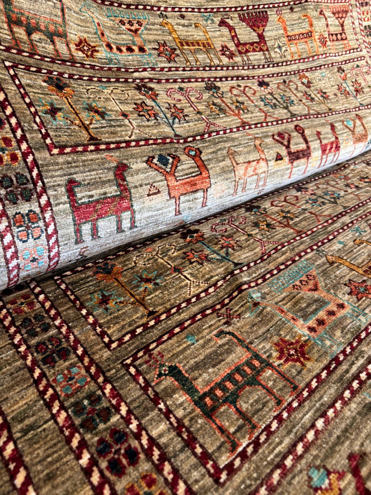 AFGHANISCHER HERRATI TEPPICH  (Handgefertigtes Einzelstück)