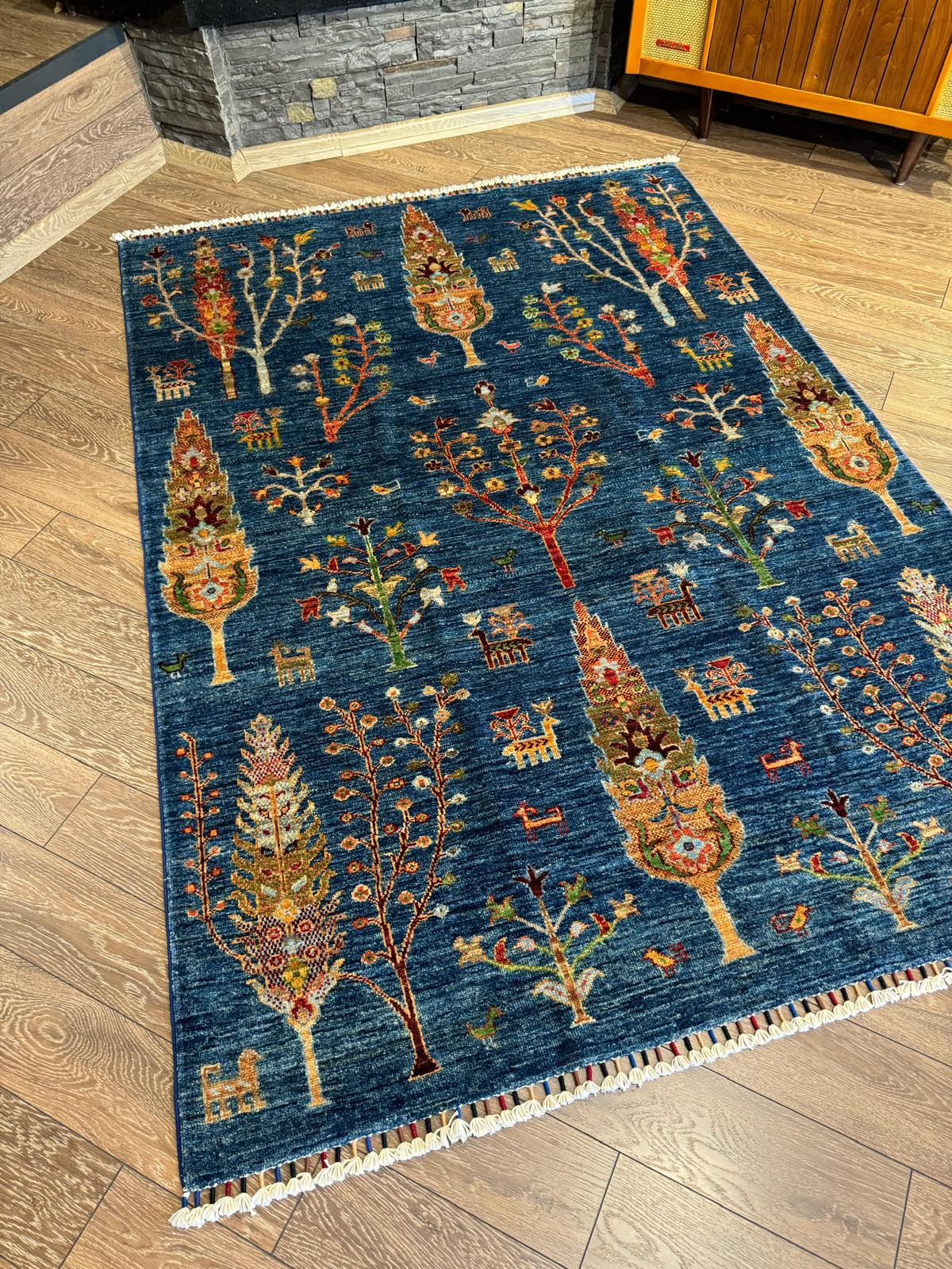 AFGHANISCHER HAYATI AGAZII TEPPICH (Handgefertigtes Einzelstück)