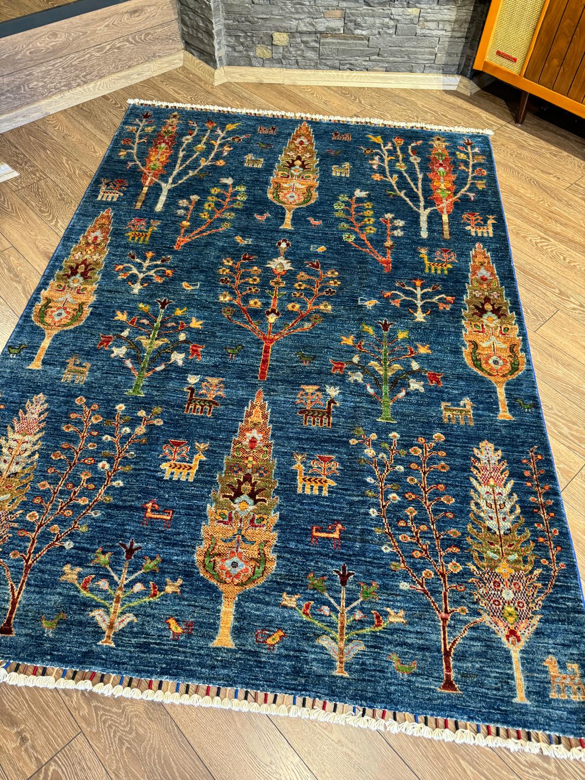 AFGHANISCHER HAYATI AGAZII TEPPICH (Handgefertigtes Einzelstück)