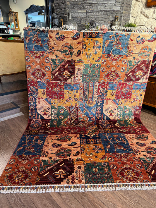 AFGHANISCHER POYROZI TEPPICH (Handgefertigtes Einzelstück)