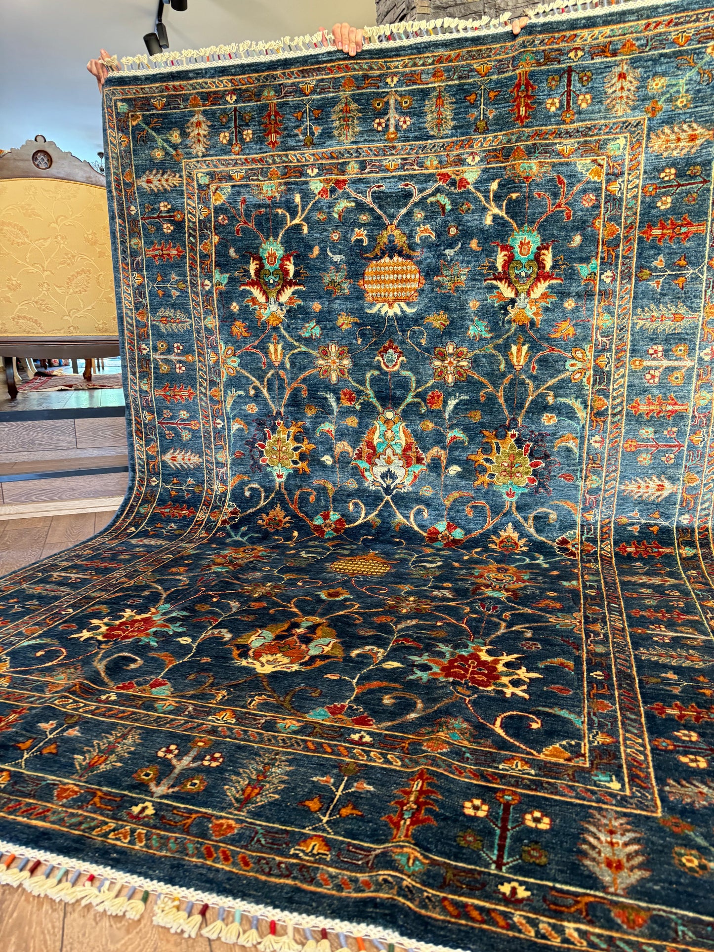 AFGHANISCHER SULTANİ TEPPICH BEKOZI (Handgefertigtes Einzelstück)