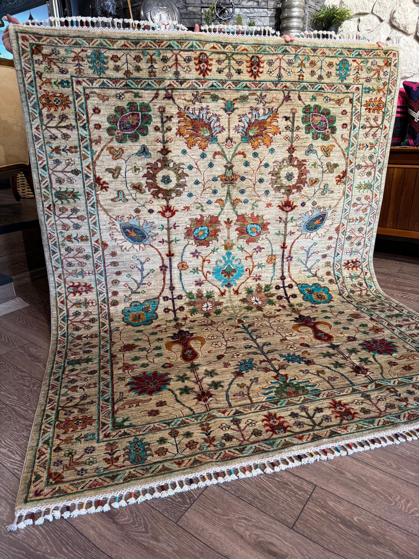 AFGHANISCHER SULTANI TEPPICH (Handgefertigtes Einzelstück)