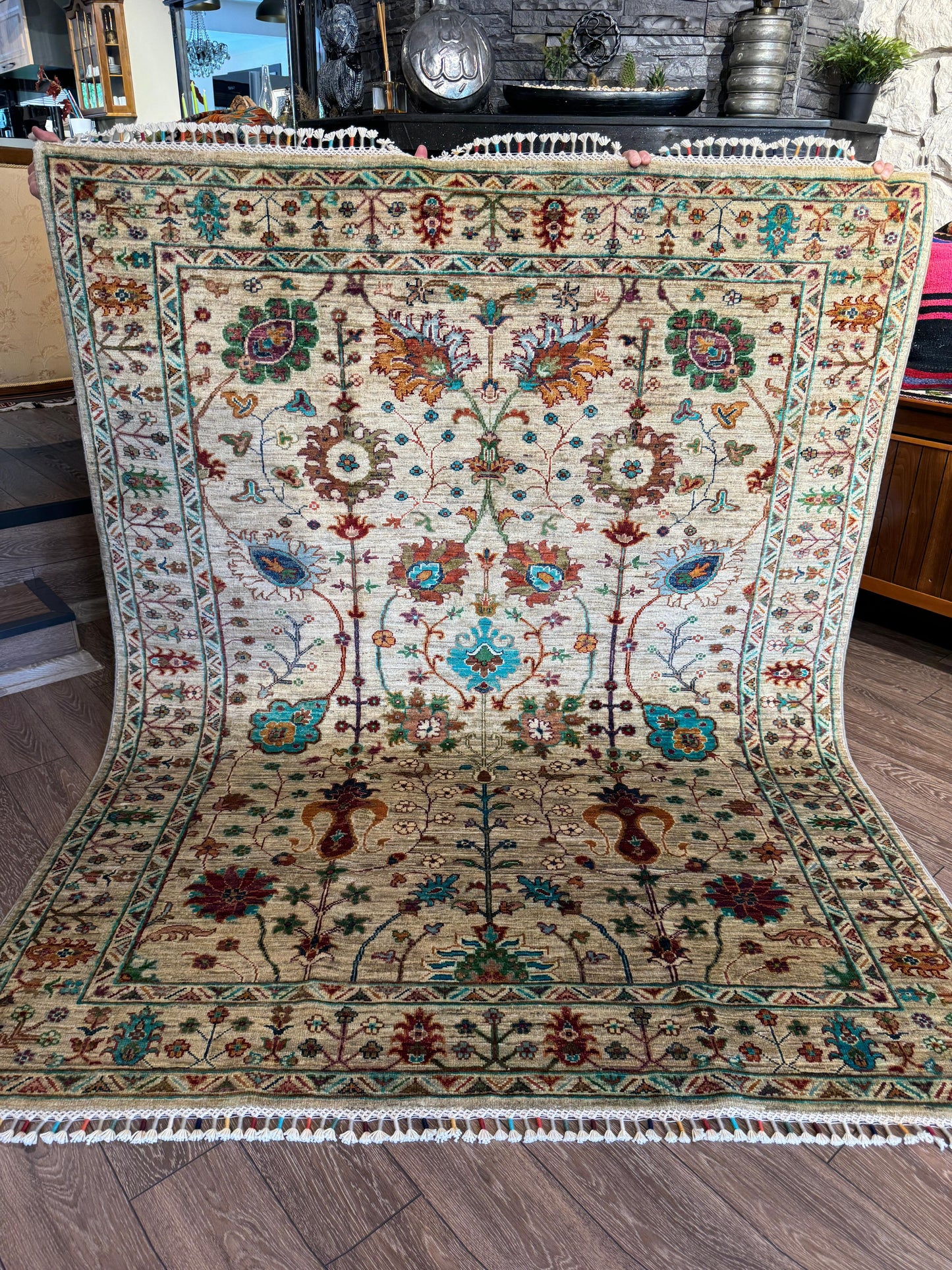 AFGHANISCHER SULTANI TEPPICH (Handgefertigtes Einzelstück)