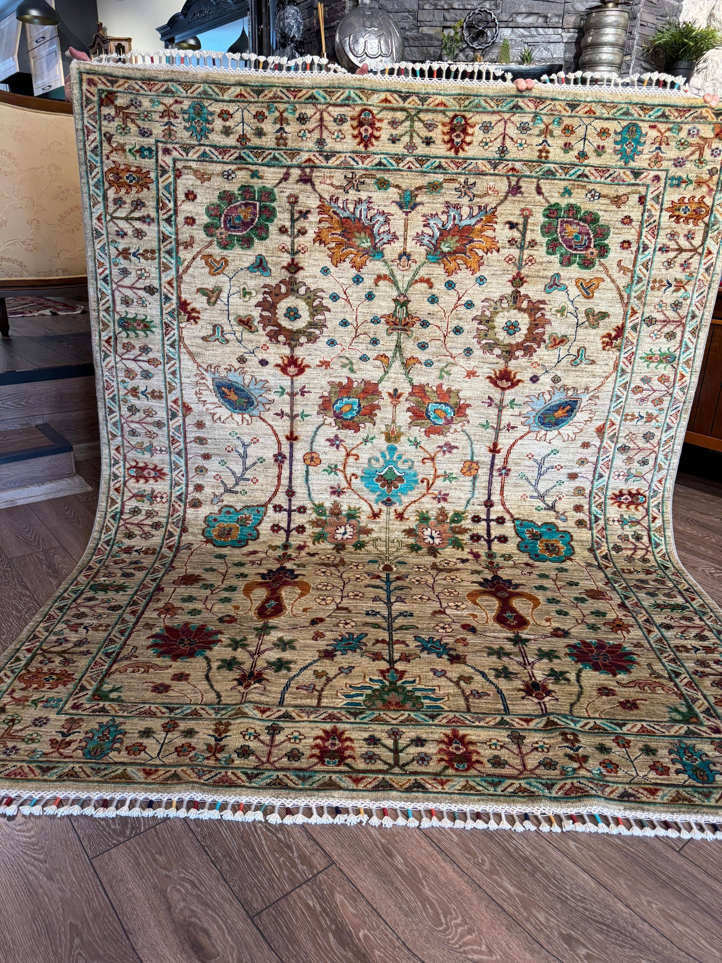 AFGHANISCHER SULTANI TEPPICH (Handgefertigtes Einzelstück)