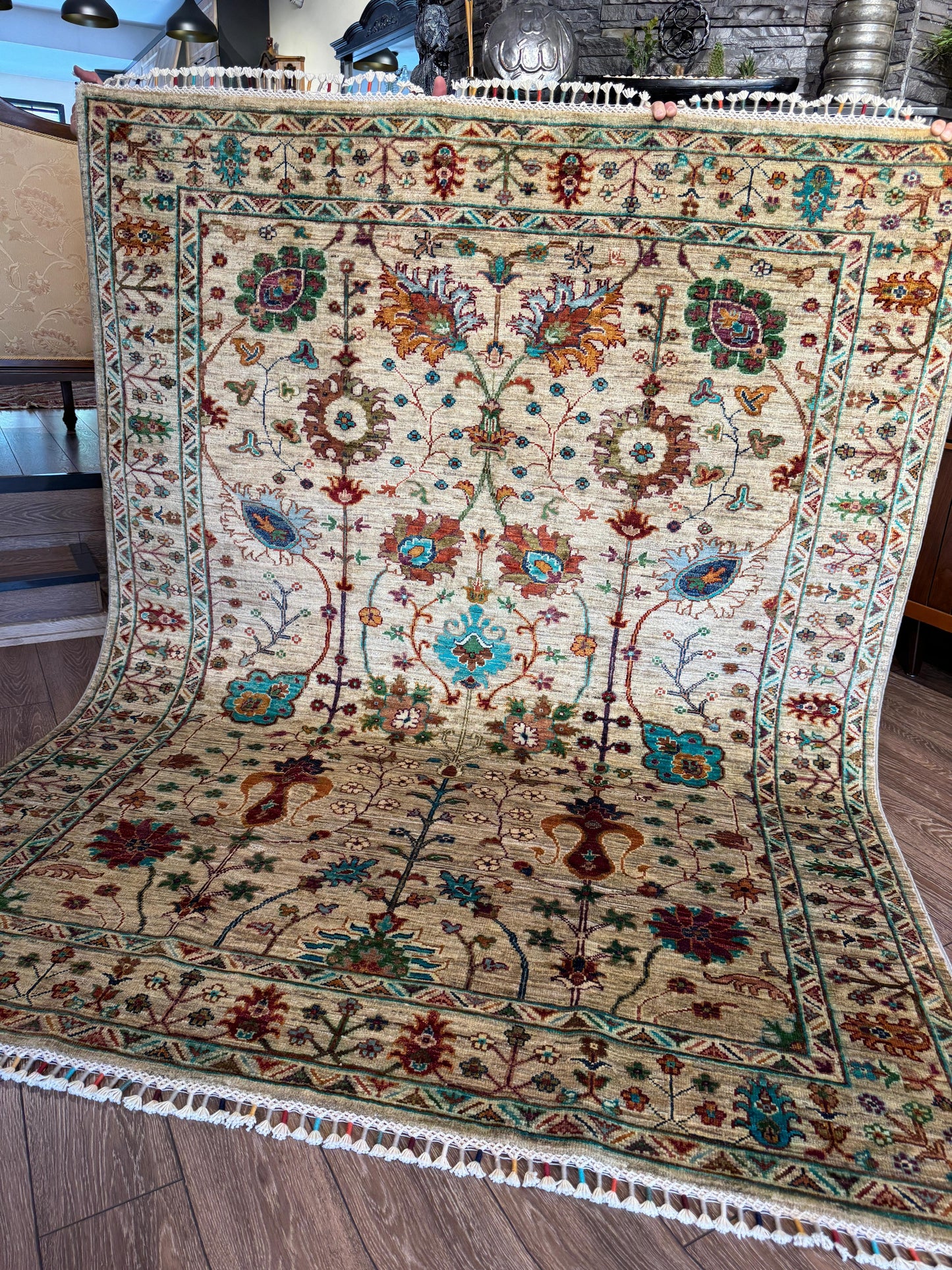 AFGHANISCHER SULTANI TEPPICH (Handgefertigtes Einzelstück)