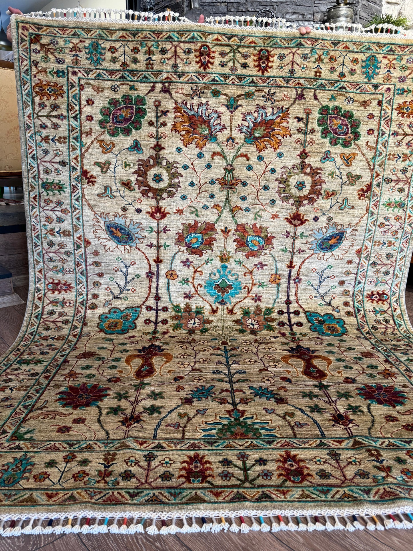 AFGHANISCHER SULTANI TEPPICH (Handgefertigtes Einzelstück)