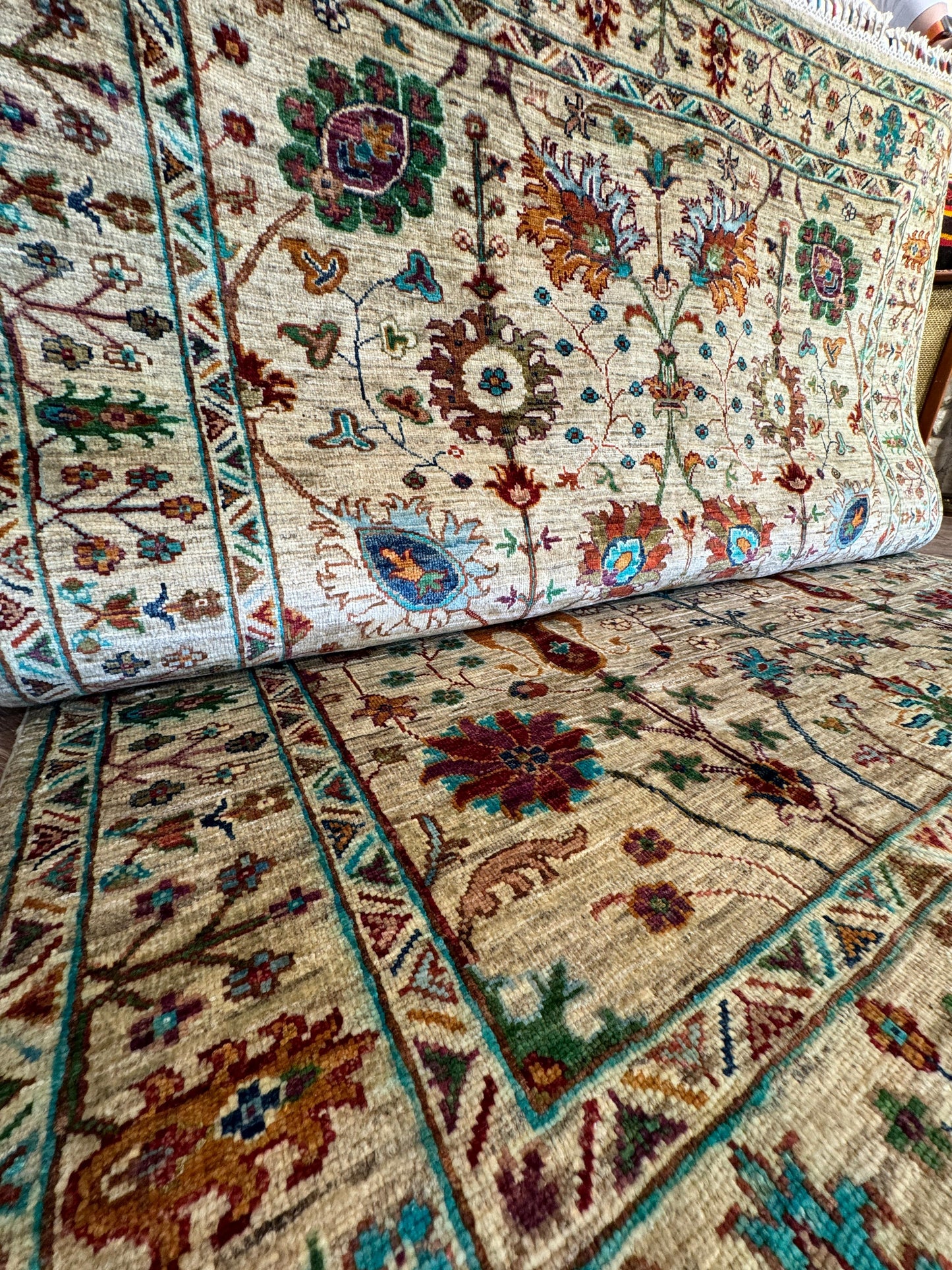 AFGHANISCHER SULTANI TEPPICH (Handgefertigtes Einzelstück)