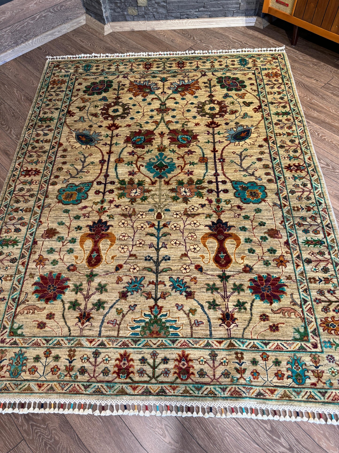 AFGHANISCHER SULTANI TEPPICH (Handgefertigtes Einzelstück)