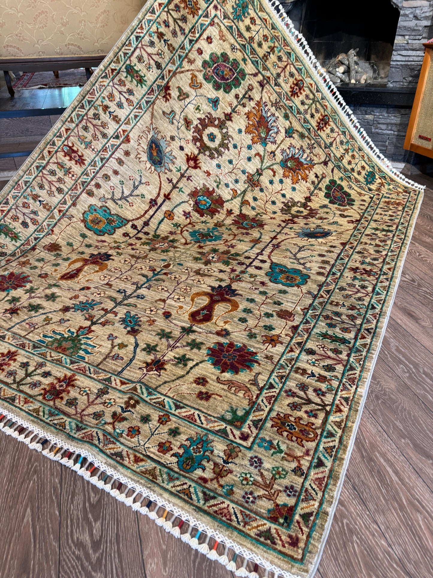 AFGHANISCHER SULTANI TEPPICH (Handgefertigtes Einzelstück)