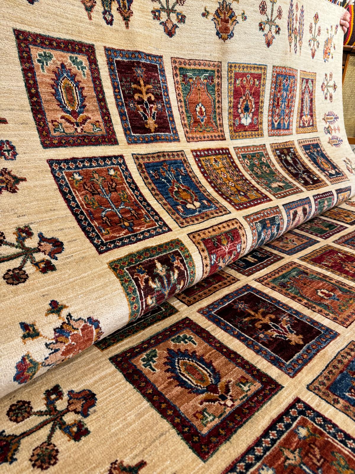 AFGHANISCHER BAHTIYARI TEPPICH (Handgefertigtes Einzelstück)