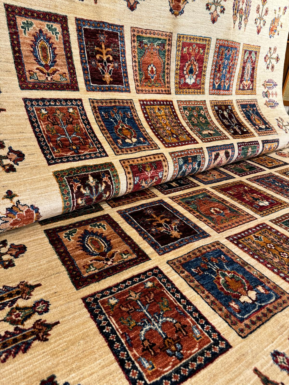 AFGHANISCHER BAHTIYARI TEPPICH (Handgefertigtes Einzelstück)