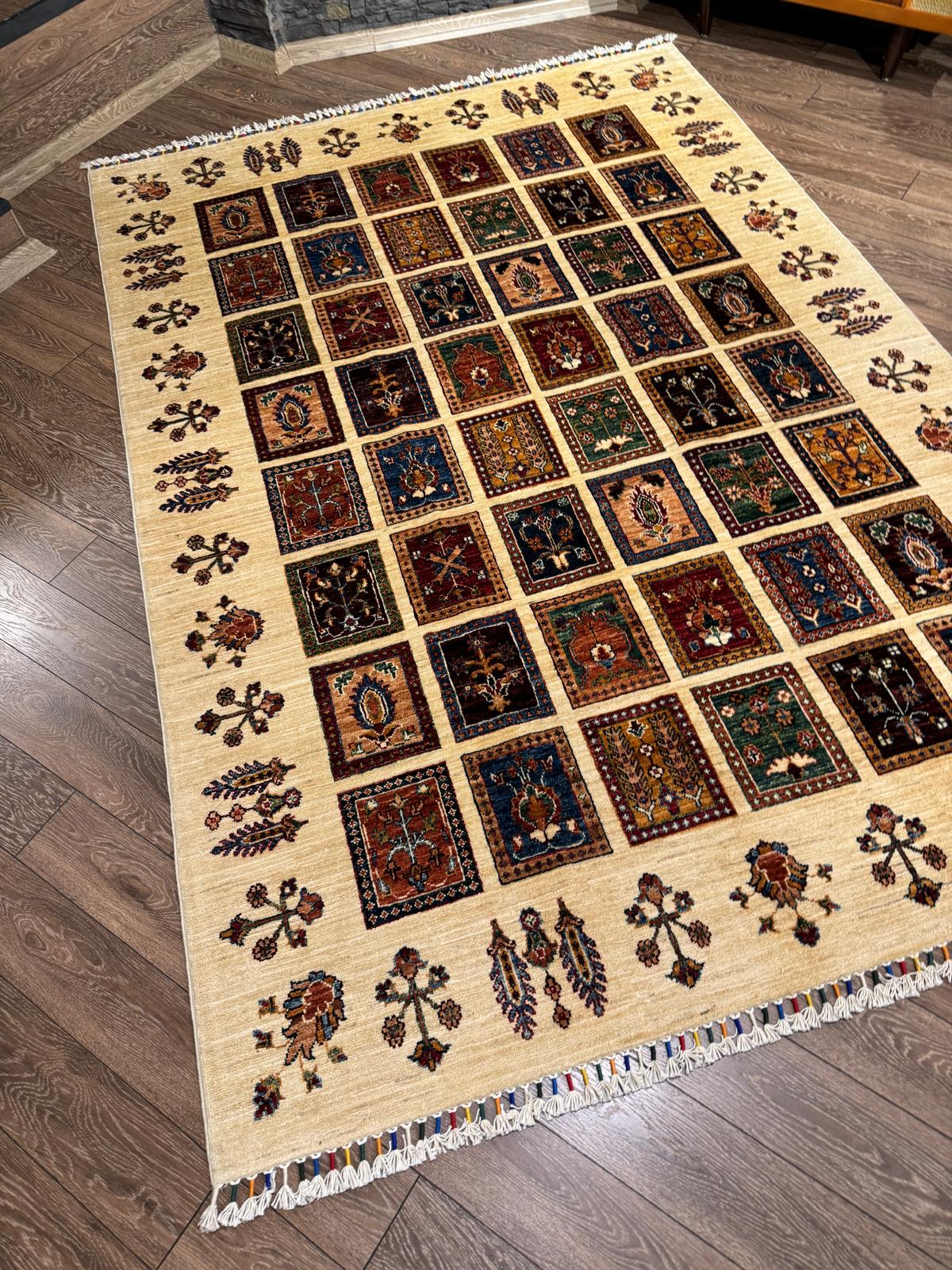 AFGHANISCHER BAHTIYARI TEPPICH (Handgefertigtes Einzelstück)