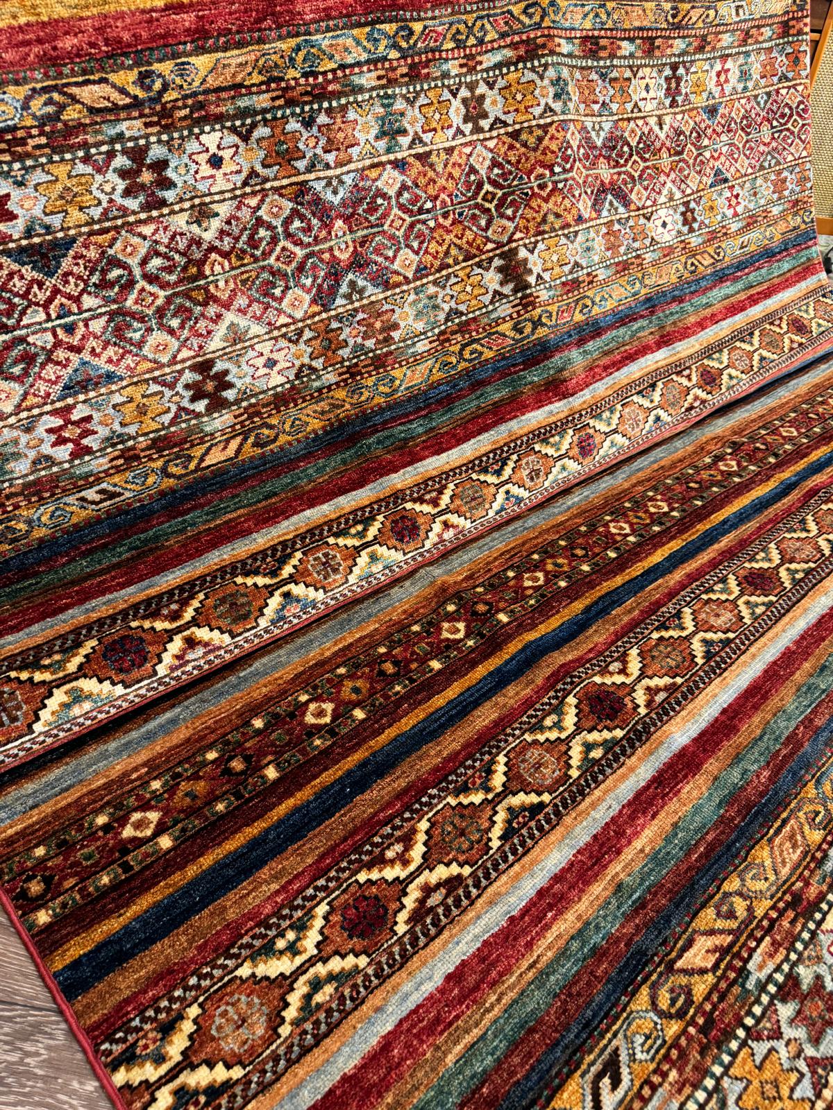 AFGHANISCHER ORJINI TEPPICH (Handgefertigtes Einzelstück)