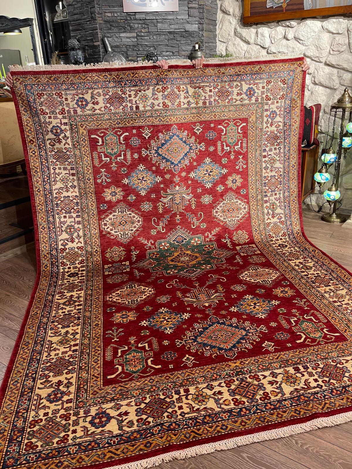 AFGHANISCHER ŞIRVANI TEPPICH (Handgefertigtes Einzelstück)