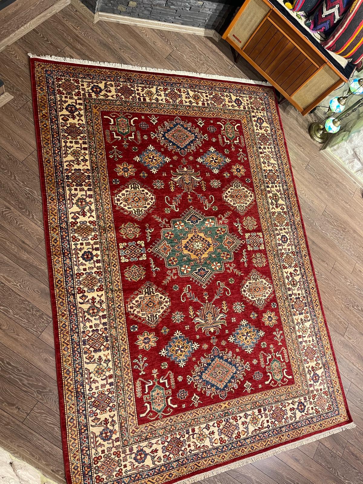 AFGHANISCHER ŞIRVANI TEPPICH (Handgefertigtes Einzelstück)