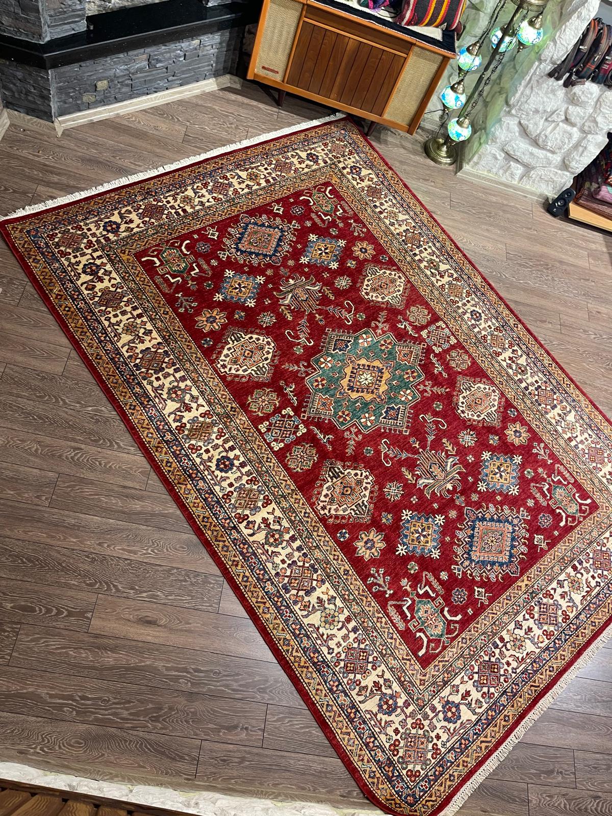 AFGHANISCHER ŞIRVANI TEPPICH (Handgefertigtes Einzelstück)