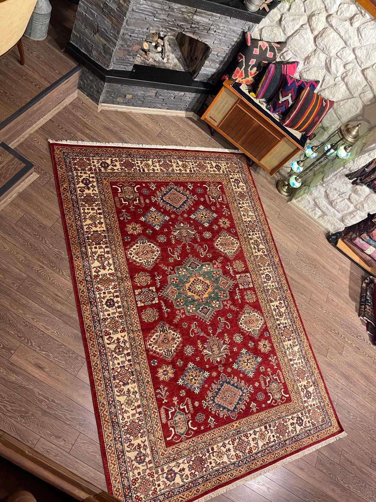 AFGHANISCHER ŞIRVANI TEPPICH (Handgefertigtes Einzelstück)