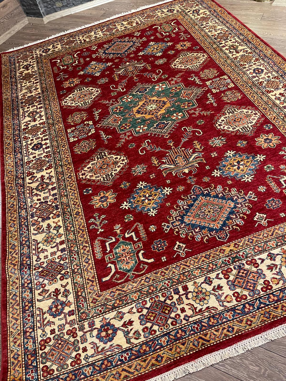 AFGHANISCHER ŞIRVANI TEPPICH (Handgefertigtes Einzelstück)